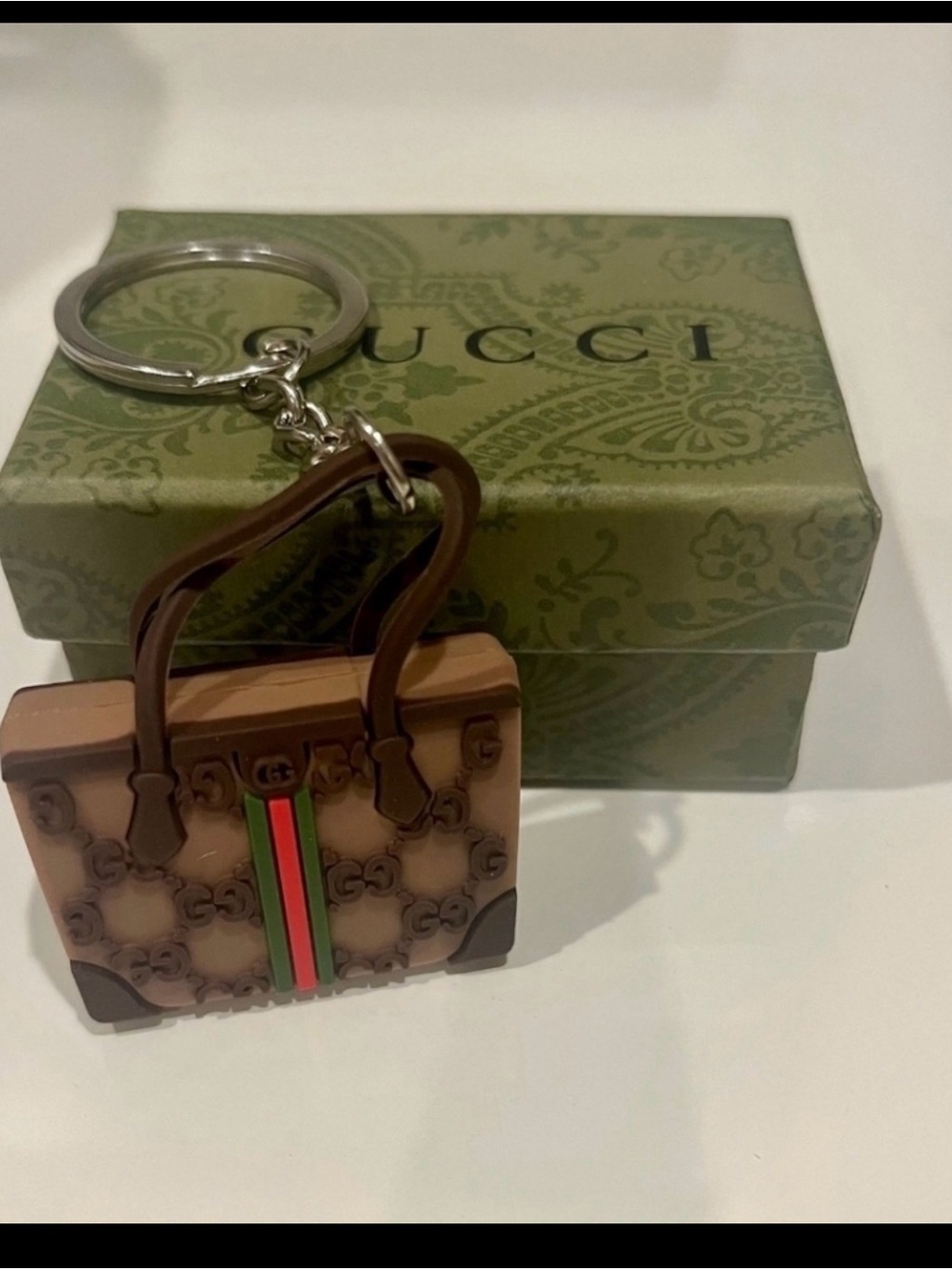 Mini Silicone Purse-Style Keychain Charm with Box - Picture 2 of 4